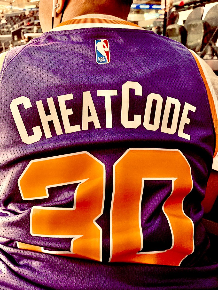 LadyASTaylor's tweet photo. I’m jealous!! @IAmTheCheatcode is in the building for the @PhoenixMercury &amp; @LVAces game in her personalized jersey!!! She LOVES the game!! @WNBA #FutureWNBAAllStar https://t.co/vpDQW0b5QJ