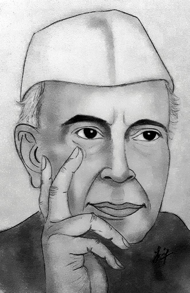 Easy Chacha Nehru Drawing for Kids | Children's Day Special | Kids Learning  Video - YouTube