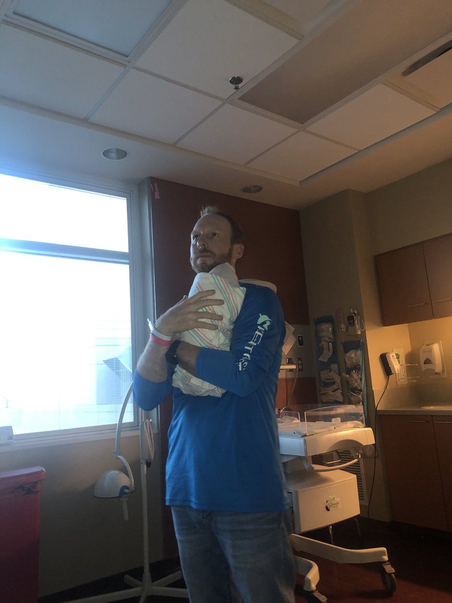 B_Lannom's tweet photo. Watching @astros in the delivery room while holding our first son who was born right at first pitch. Good luck charm to beat the Dodgers? I think so! #futureastro @JuliaMorales @blummer27 @RealToddKalas @ATTSportsNetSW https://t.co/MHpqXzH07J