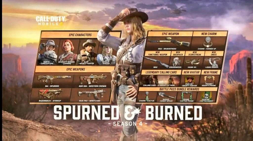 🎉 14,000 CP/BP Giveaway 🎉
 🆕️ 𝐒𝐞𝐚𝐬𝐨𝐧 4: Spurned &amp; Burned 🤠

The new season is approaching and will be loaded with new weapons, operators, and more!

1️⃣ Join discord.gg/codmobile 

2️⃣ LIKE + RETWEET 

3️⃣ Look for ➤┃giveaway-🎉 channel.