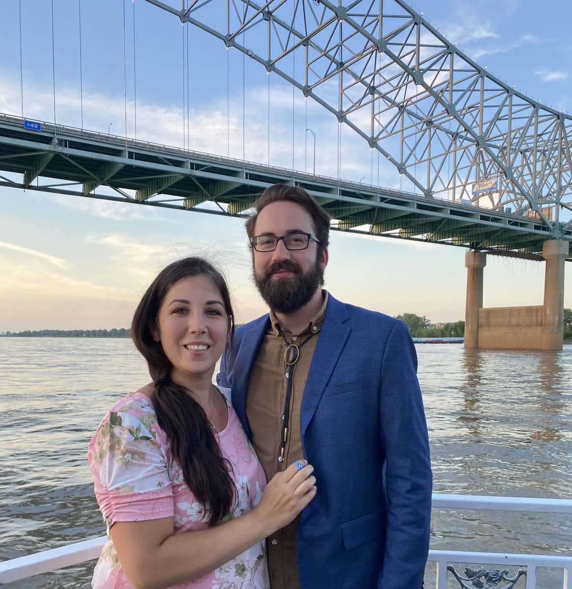 River boat cruise with my bride and <a href="/bellevuememphis/">Bellevue Baptist Church</a> friends. 🚢 😃