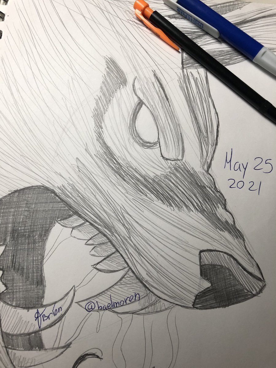 BAELMOREN's tweet photo. A very angry wolf #dibujo #drawing #blancoynegro #lapiz #pencil #arte #art #arteamano #traditionalart #unknown artist #unknown #follow #publicaciondiaria #inkandpencil #lapizyboligrafo #blackandwhiteartist #dibujanteablancoynegro #wolf #lobo https://t.co/LNQVaG4Drf