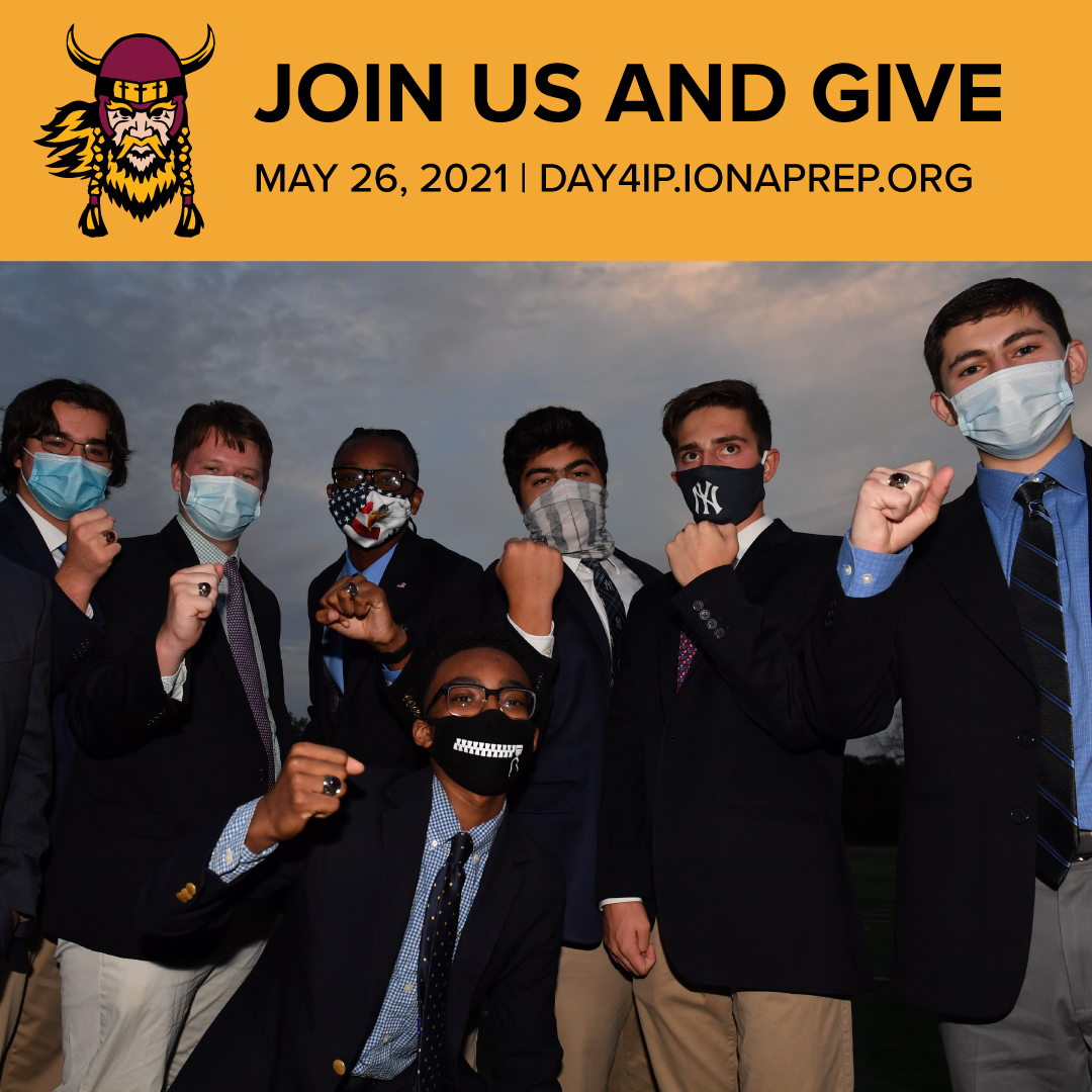 IonaPrep's tweet photo. Under an hour left in this first-ever #Day4IP. If you've never made a gift, now's the time. Would love to add 19 more donors and another $7,430 before the clock strikes 12. Will you Estote Firmi (Be Strong) for our boys &amp; young men? #InvestInspireIgnite
https://t.co/qwxY2HjFDb https://t.co/zve9OV5kGF