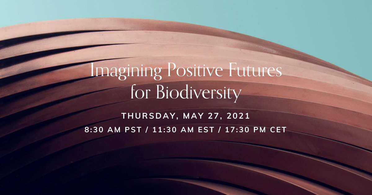 Join our very our Swetha at the #WorldBiodiversityForum event where she joins other speakers in imagining positive futures for #biodiversity

Time: 1:30 AM EST / 17:30 PM CET
Date: 27 May

Follow this link to Register: us02web.zoom.us/webinar/regist… 

#StopTheSame #BiodiversityRocks
