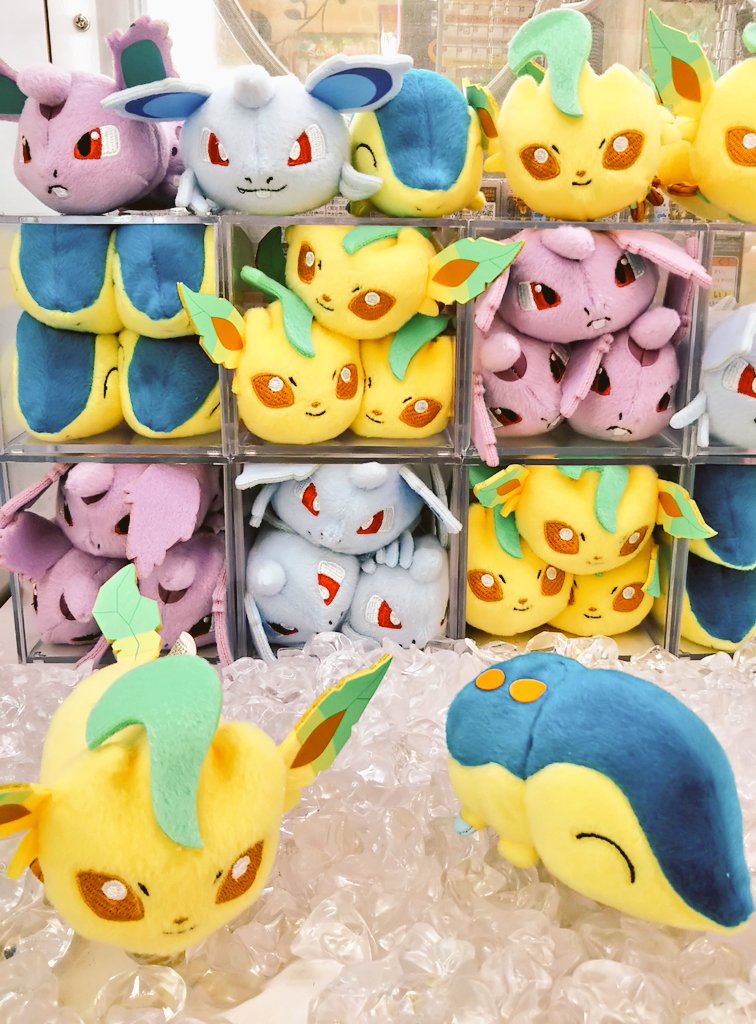 ソユーゲームフィールド青森店 新景品情報 ポケットモンスター てにのるころりんフレンズ ぬいぐるみ 全4種 本日入荷致しました ニドラン ヒノアラシ リーフィア ポケモン プライズ 青森市 つがる 五所川原 ソユー ゲーセン