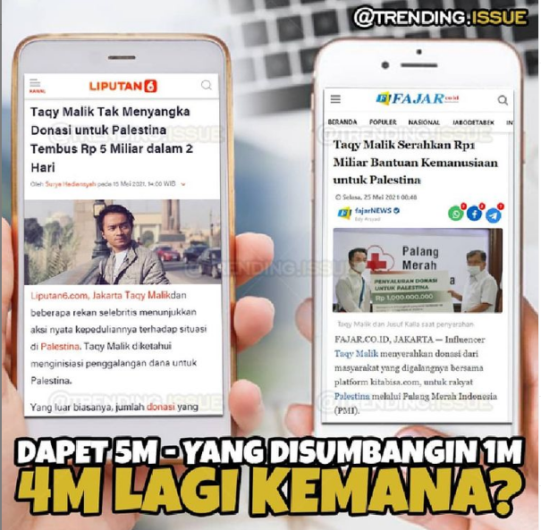 Sungguh,
PROYEKSI "MENGGAIRAHKAN"

Seperti halnya
ustaz adi hidayat, donasi👉Rp. 30 Milyar
yang disumbang👉Rp. 14,3 Milyar
&amp;
Si somad yang buka dompet donasi beli kapal selam, yang tak ada kejelasannya (!?)

Miirs,
ntah siapa yang BODOH &amp; LICIK 🤔