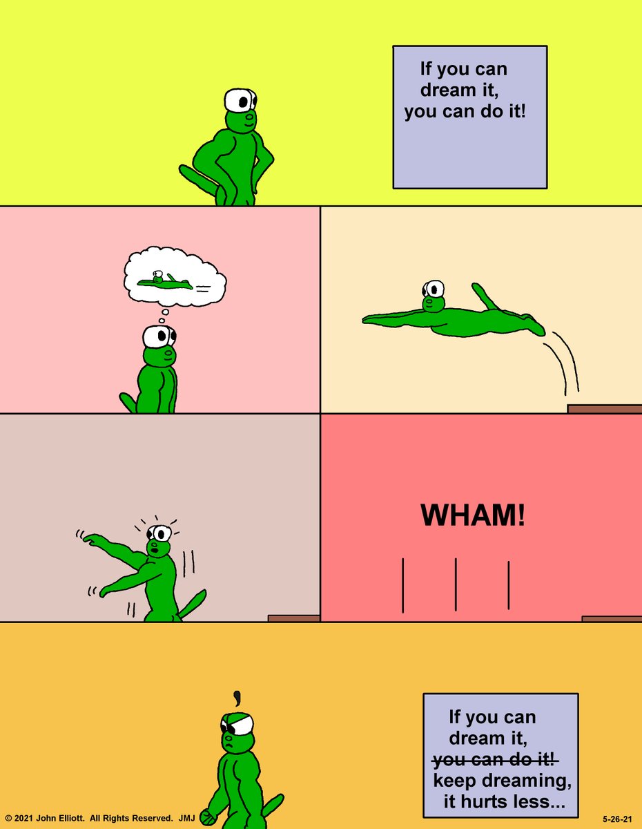 Hero_Hamster's tweet photo. Enjoy the latest installment of The Adventures of Zeke the Salamander!  Our next post will be June 1st! #Funnies #Comics #Humor #DreamIt #BigDreams #IfYouCanDreamIt #NothingIsImpossible #AllThingsArePossible #youcandoit https://t.co/d27KbjQ7nn
