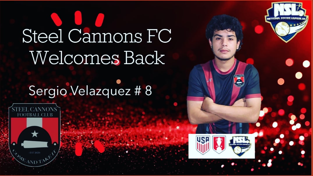 cannons_fc's tweet photo. Steel Cannons FC Men's National Soccer Team  welcomes back Sergio Velazquez https://t.co/eiU3i1Azmu