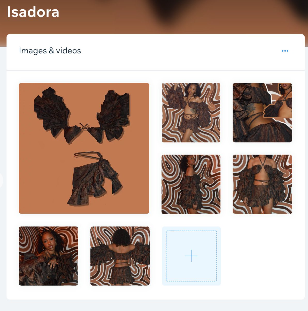 SEEDSbysophia's tweet photo. 'Isadora' Set available now on https://t.co/p1CeWitMg0 🌹 Only first 9 completed orders will be made 🤎 Each purchase on the site comes with a special gift. https://t.co/eTaPWAU9ie
