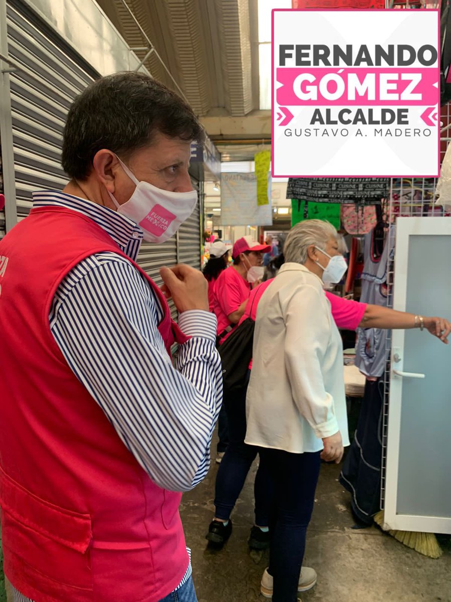 FernandoGmezRo5's tweet photo. Con los amigos del Mercado Rio Blanco Gracias por el apoyo!! #VotaFuerzaXMéxico https://t.co/gX3QrqqEtl