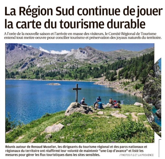 AlexandreDoriol's tweet photo. "Réunis autour de @RenaudMuselier , les dirigeants du tourisme régional et des parcs nationaux et régionaux du territoire ont réaffirmé leur volonté de maintenir « une Cop d’avance » et listé les mesures pour gérer les flux touristiques dans les sites sensibles"-La Provence https://t.co/B3jSrA7eAt