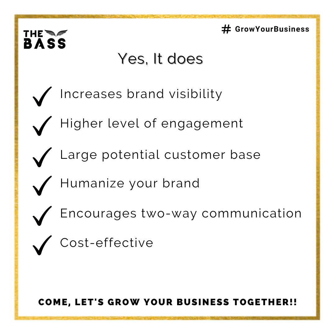 BASSNextIn's tweet photo. Social Media marketing has been one of the most efficient methods of marketing in recent times. For more information and insights, follow our page or visit our website https://t.co/mwJQhdCl2S 
#growyourbusiness https://t.co/Nj5Xb1hBLD