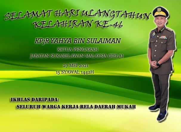 RELADAERAHMUKAH's tweet photo. Selamat Hari Ulangtahun Kelahiran Ke-46 https://t.co/iSKfMWiejs