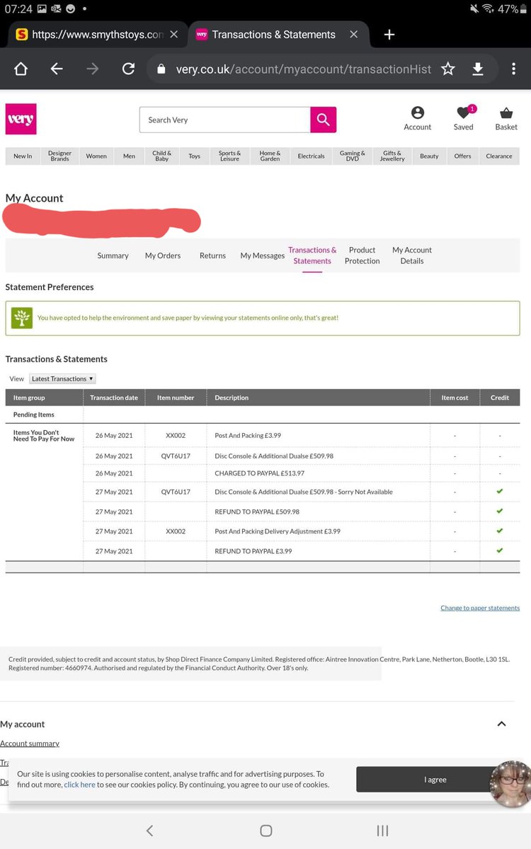 RustyFuture's tweet photo. @Chloe97040659 @Bryanje7 @UtdSensei1 @AndyyGray @PS5StockAlertUK You might want to check your very account this morning. I rang yesterday and told the order was on the system but..... https://t.co/navtlbUkv2