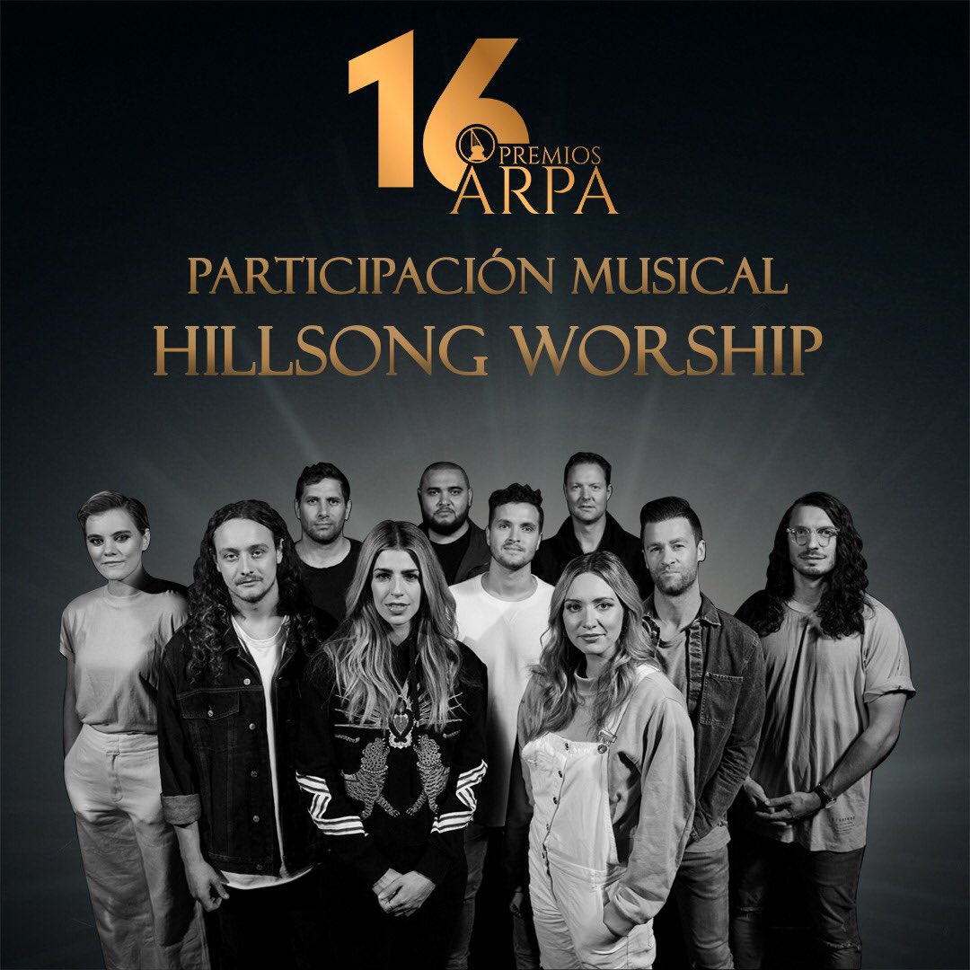 ¡ES OFICIAL! <a href="/hillsongworship/">Hillsong Worship</a> formará parte del elenco en la 16.va Edición de Premios Arpa 🎶. #premiosarpa #award #Hillsong #worship