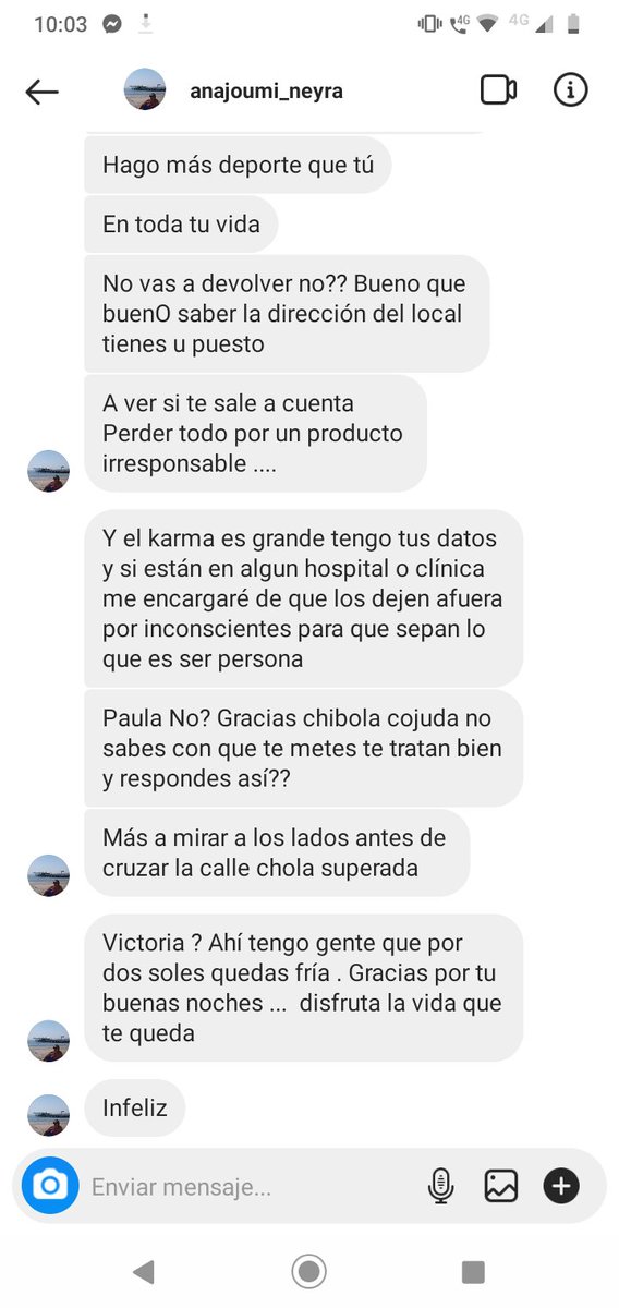 Mechita232's tweet photo. @PoliciaPeru 
Necesito ayuda, esta persona está amenazando a mi hermana https://t.co/VyOkEavvv0