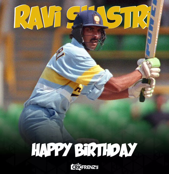 Happy birthday Ravi Shastri    