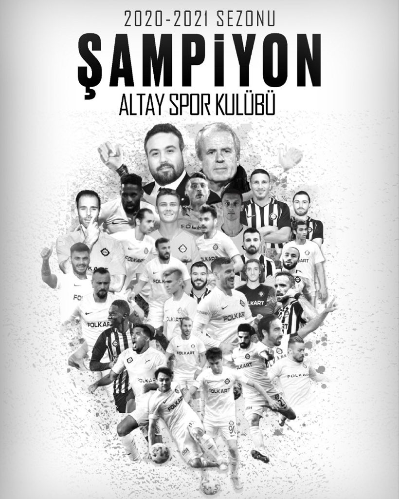 ALTAY SPOR KULİBÜMÜZÜN SUPER LİGE ÇIKIŞINI KUTLUYORUM.  BU ÇIKIŞININ YENİ UFUKLARA AÇILAN YOLUN BAŞLANGICI OLMASINI TEMENNİ EDİYORUM.