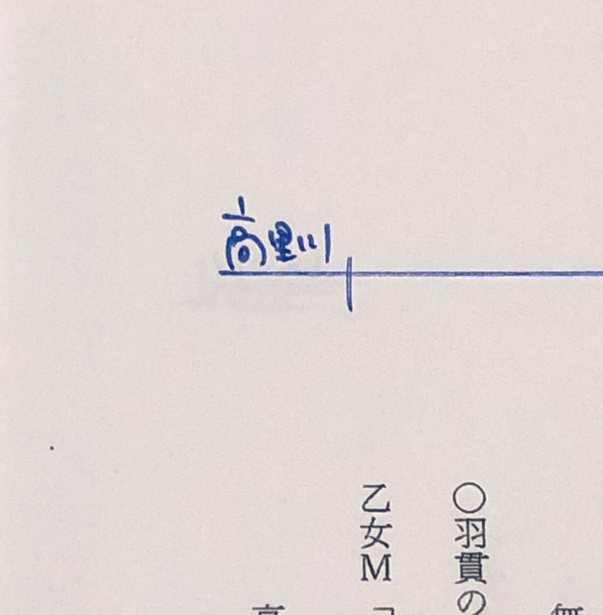 上田誠 ヨーロッパ企画 手書き横書きで 駐車場 と書こうとして 気持ちが早まって 駐の 主 が 車 になってしまうことを 馬車現象 と心で呼んでいるのだけど 台本に 高野川 と書きこもうとして 馬車現象がおきた 演出助手の翠さんとぼくの二