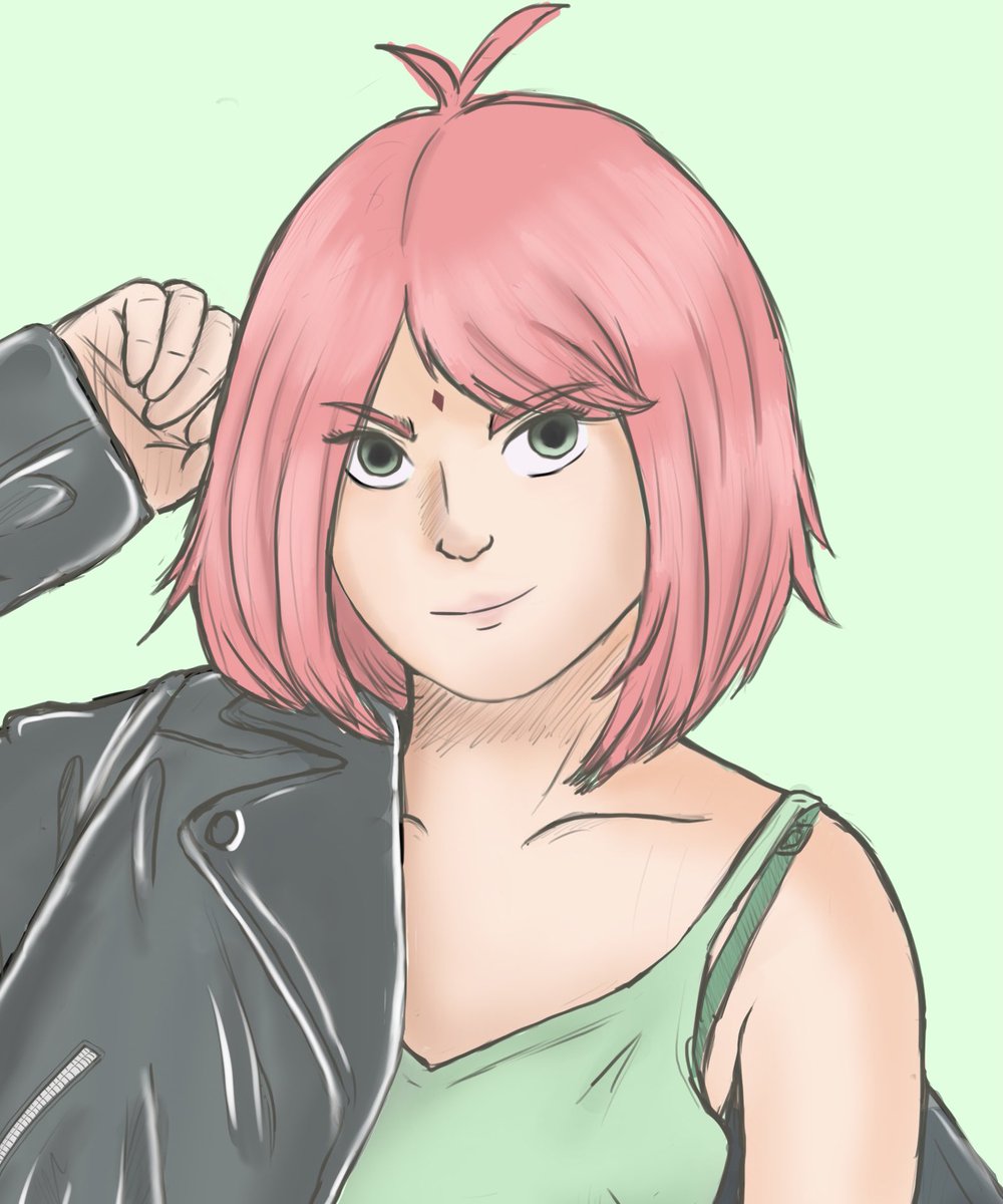 somethingally's tweet photo. Sakura 🌸
#sakura #naruto #anime #doodle #harunosakura #digitalart #procreate #anime https://t.co/giclIAi4fx