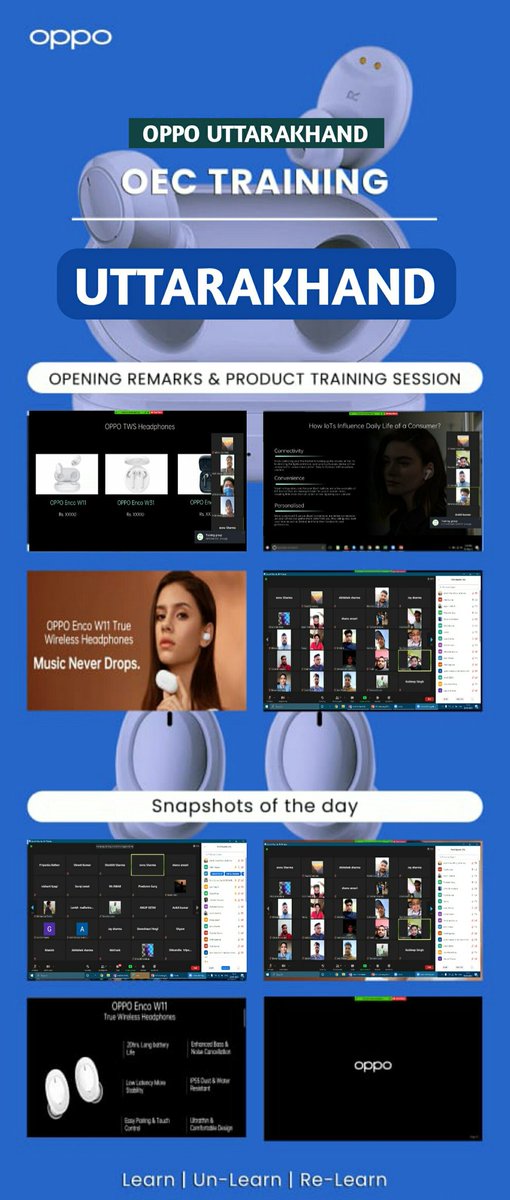 OUttarakhand's tweet photo. 🔏Develop a passion for learning. If you do, you will never cease to grow. 📚

#OPPO ENCO W11 📱
#OECRefresherTraining👨🏻‍🎓
#OPPOUTK 🔥 https://t.co/nN4TISEb75