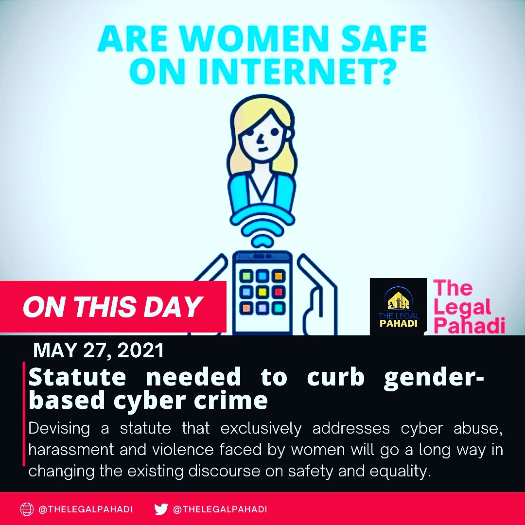 LegalPahadi's tweet photo. Cyber Violence Against Women and Girls (VAWG) bears a causality with the digital exclusion of women worldwide which created an exigency to overhaul and sensitise digital spaces.
We demand strong Cyber Security and Laws to address this Issue. 
#the_legal_pahadi https://t.co/EDilNDUJj7