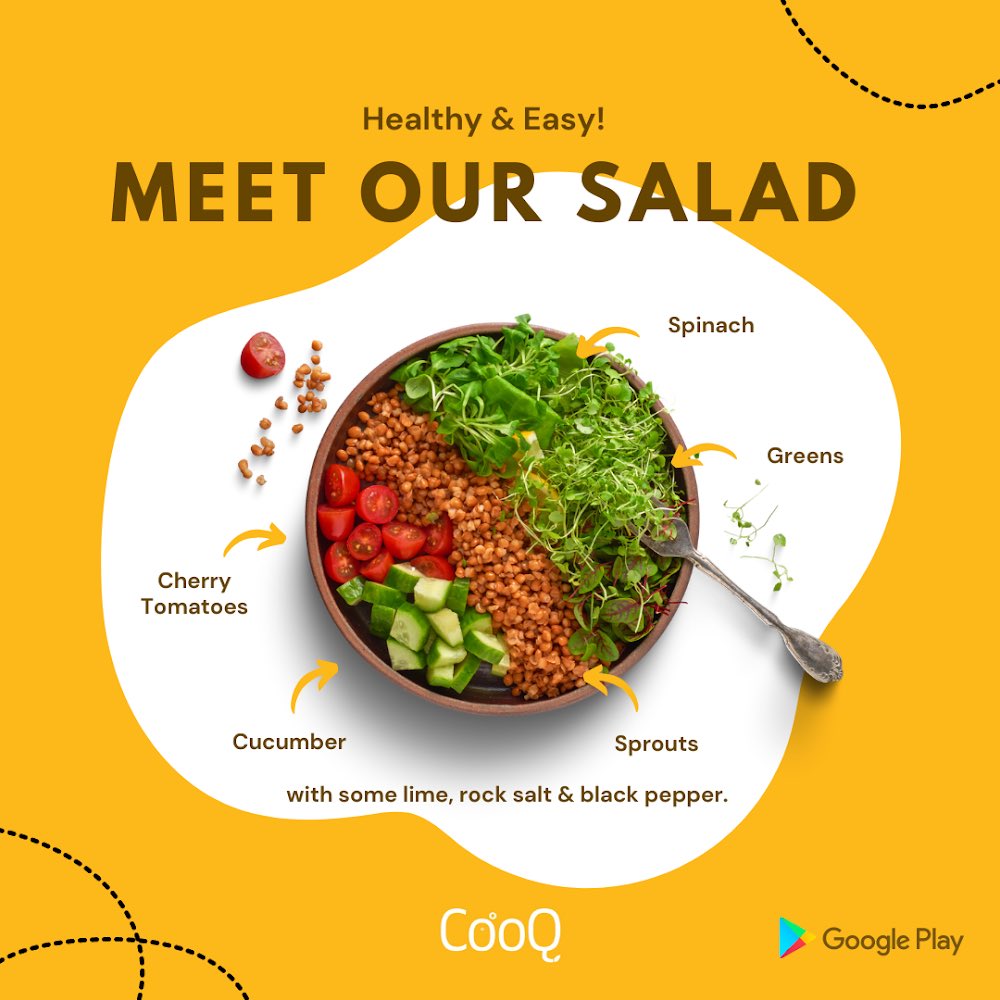 cooqapp's tweet photo. A salad is not a meal, its a style. π₯
Headover to the CooQ app now for some amazing salad recipes!
Download now, Link in bio. π»
#CookWithCooQ #CooQapp #CooQ #easycooking #recipeideas #foodinspiration #salad #saladrecipe #salads #saladrecipes #saladdressing #greensalad https://t.co/Ay87naCNah