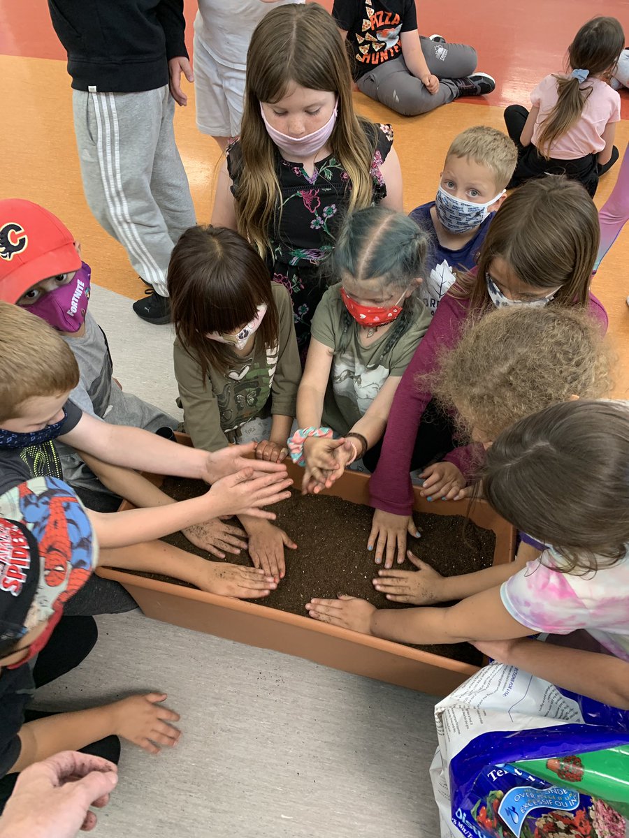 AngelaDepner's tweet photo. Got some dirt under our fingernails today planting seeds in our Earth Box @Rebecca_Thouin @Copperfield106 #wearecbe https://t.co/JBwcGCc0QP