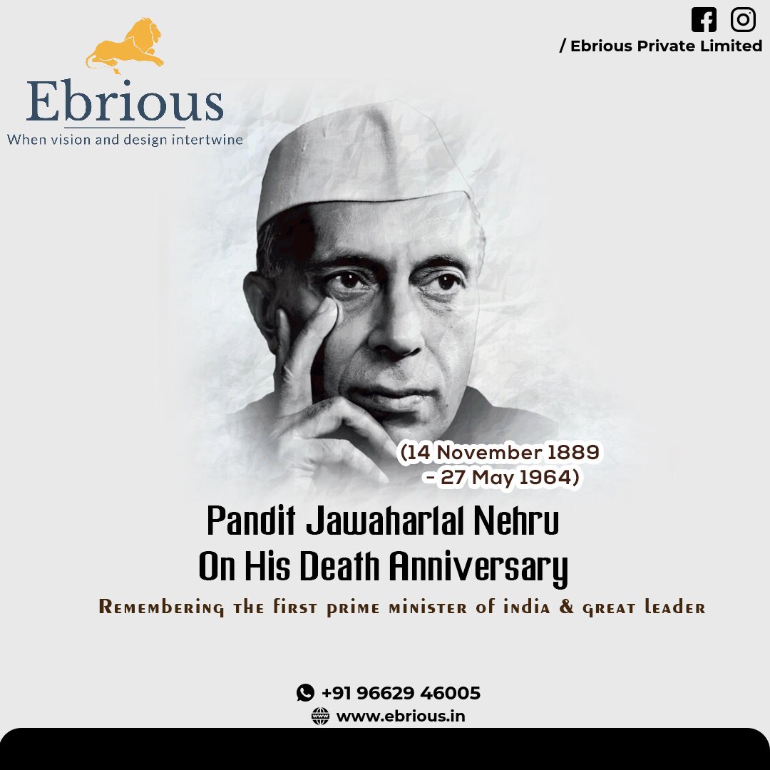 nilrajsinh__19's tweet photo. Remembering the first prime minister of india and great leader #PanditJawaharlalNehru https://t.co/2LfehAu8kp