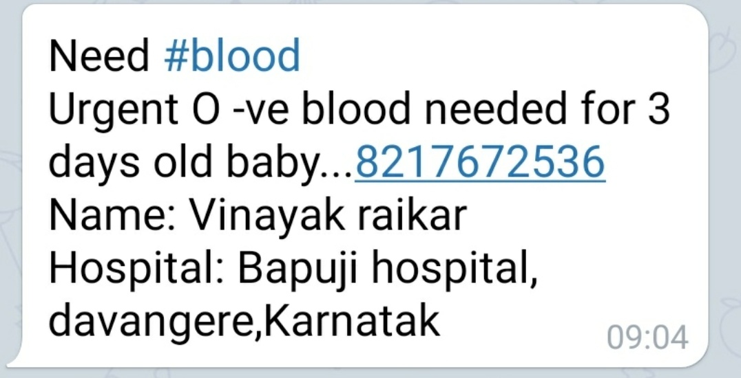 Manjotkaur_001's tweet photo. 3 units needed. Please amplify
#Blood #Karnataka #Covid19indiahelp #CovidResources #COVIDEmergency #COVID19 @BloodAid @BloodDonorsIn https://t.co/ZZ5rkzOxlc