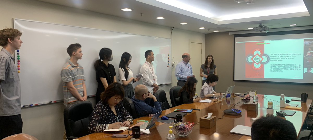 Proud of our Grade 11 &amp; 12 IDEATE students for presenting to our Board members today about why they chose our unique IDEATE high school program. Who better to explain how personalized &amp; future-focused it is? #BCIScelebration