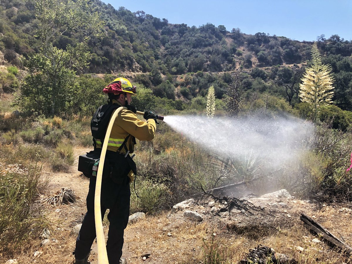 ProtectArcadia's tweet photo. As the weather begins to warm, and another fire season fast approaches, your Arcadia Fire Department is putting in the work needed to get prepared. Pump and Roll operations, Progressive Hose Lays, Fire Shelter Deployments. #RT130 #WildlandFirefighting #Arcadia #ArcadiaFireDept https://t.co/XdyAbcpLeh