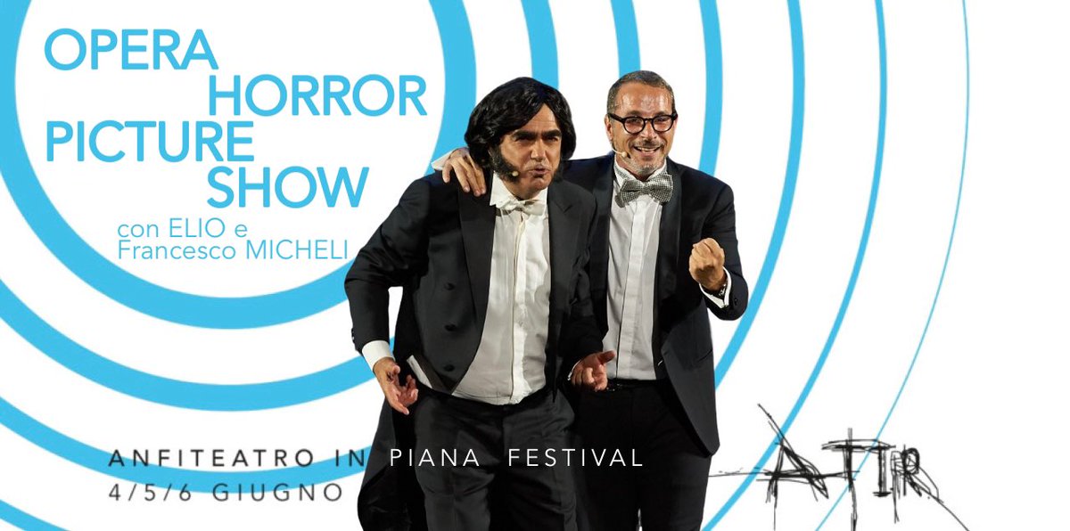 🗓 𝐒𝐀𝐕𝐄 𝐓𝐇𝐄 𝐃𝐀𝐓𝐄 🗓
Venerdì 4 giugno alle 21 imperdibile appuntamento del duo <a href="/eelst/">Egocentrici Esuli Lontani dal Social Tragicamente</a> /MICHELI che per l’𝐀𝐧𝐟𝐢𝐭𝐞𝐚𝐭𝐫𝐨 𝐢𝐧 𝐩𝐢𝐚𝐧𝐚 𝐟𝐞𝐬𝐭𝐢𝐯𝐚𝐥 porteranno in scena lo spettacolo 𝐎𝐏𝐄𝐑𝐀 𝐇𝐎𝐑𝐑𝐎𝐑 𝐏𝐈𝐂𝐓𝐔𝐑𝐄 𝐒𝐇𝐎𝐖,
Tnx to <a href="/AtirRinghiera/">Atir Teatro Ringhiera</a>