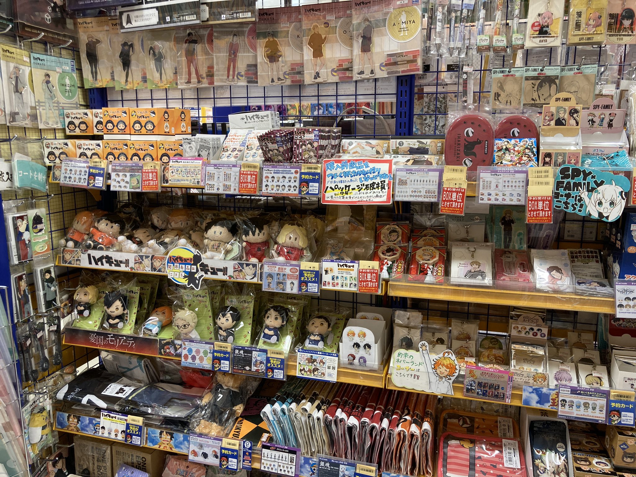 アニメイトイオンレイクタウン 22年8月13日リニューアルオープン グッズ入荷情報 ハイキュー より にとたん稲荷崎高校制服ラバーマスコット 八角木製マグネット 各種 指の上シリーズ 合宿ver 各種 指の上のふとん風ポーチ 各種