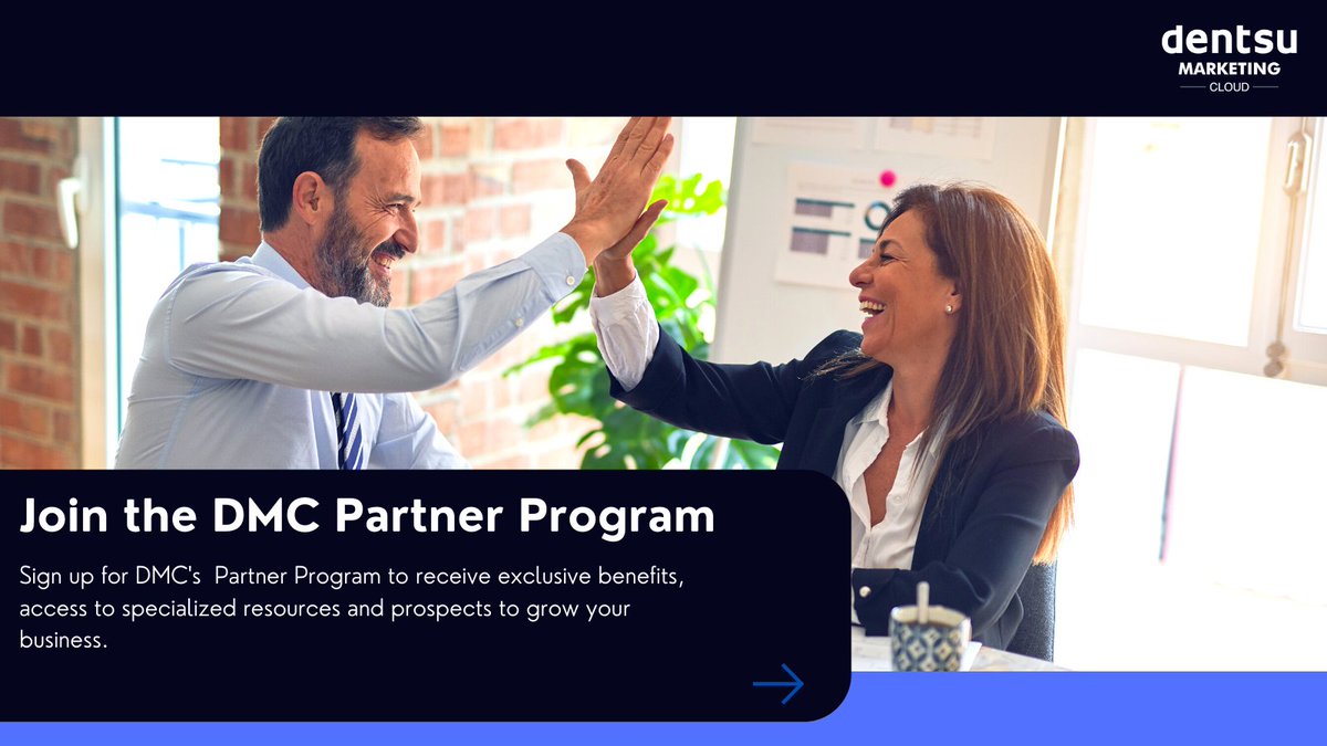 We are launching our Partner Program with few selected partners. DMC certified partners will receive exclusive benefits, specialized resources and much more! Interested in joining the list? Sign up for the screening: bit.ly/2Tob3Zh