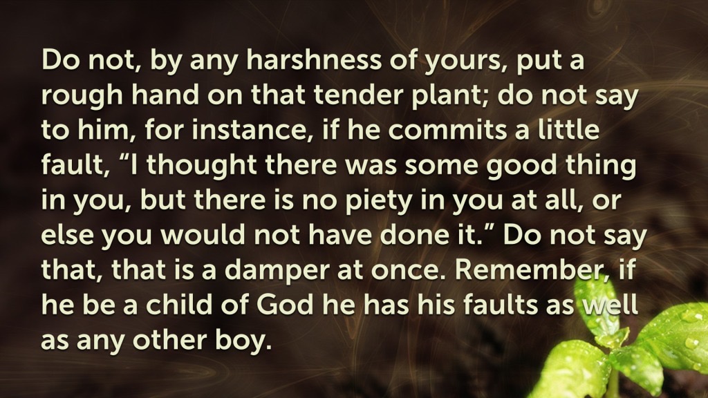 ReadingSpurgeon's tweet photo. On dealing with young piety.

 #Spurgeon #S147 https://t.co/x2awXgCR1g