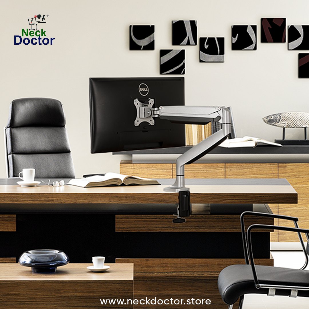 NeckDoctorUAE's tweet photo. Are you struggling to keep your workplace minimalist and healthy at the same time? 🤔

NeckDoctor for DESK is an ergonomically engineered monitor arm that will make your workplace look stylish.

Shop Now ⬇️
https://t.co/8jtAFwZK2z

#sedentarylife #NeckDoctorfordesk #NeckDoctor https://t.co/jiJW5WUTfN