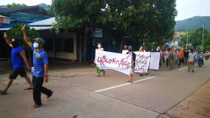 Today Myanmar : Dawei District / Yebyu Township / Kanpauk
#StopInternetRestrictions #May27Coup #WhatsHappeningInMyanmar