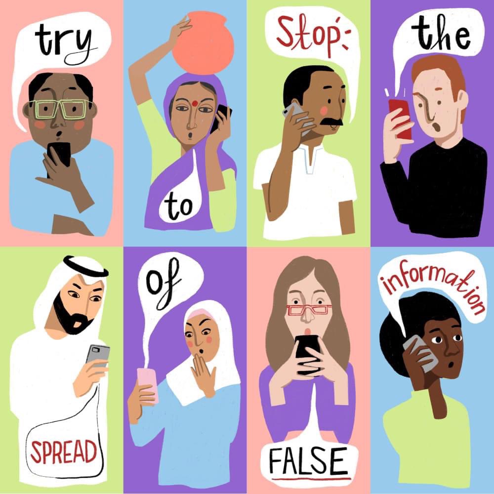 Misinformation during a crisis like #COVID19 can result in people being left uninformed, unprotected & vulnerable.

❌ Don't share rumours. ✅ Choose content verified by reliable sources.
shareverified.com

🎨 : Ruth Burrows @UN #ShareVerified