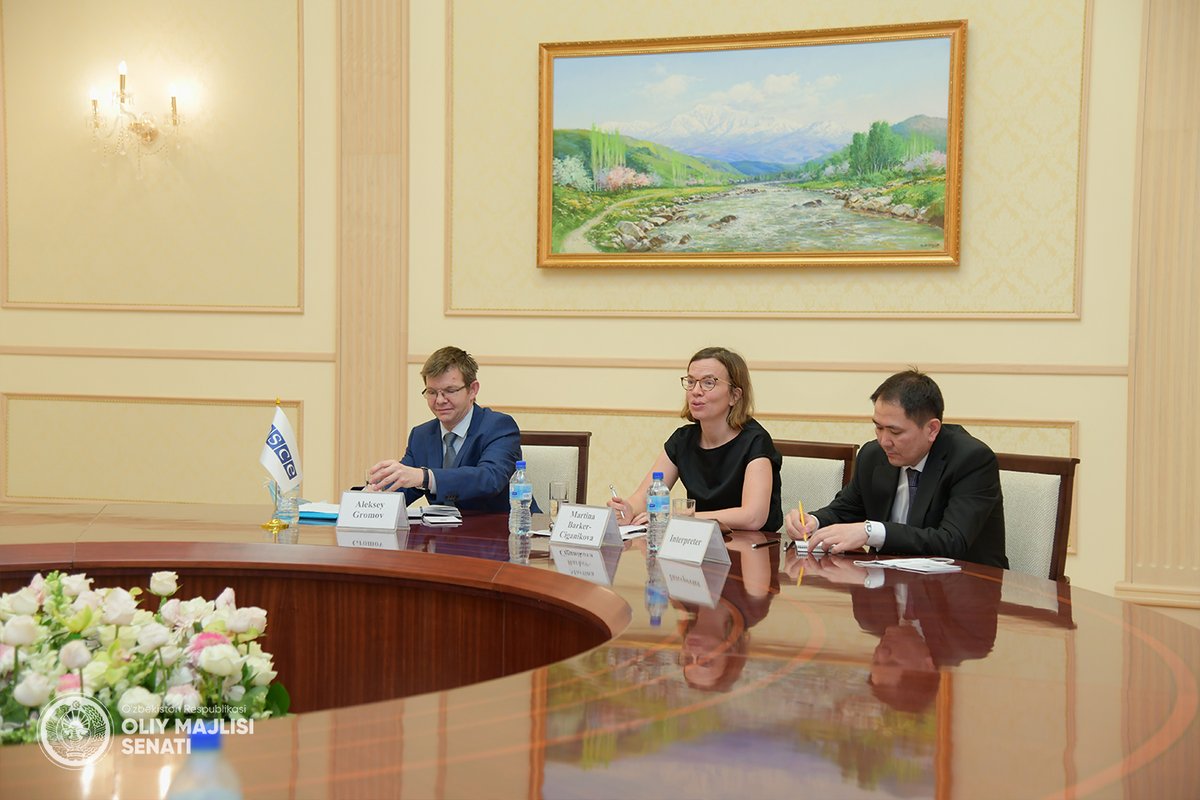 On Tuesday I had a meeting with the <a href="/osce_odihr/">OSCE/ODIHR</a>'s Needs Assessment Mission delegation. Among other things we discussed the recent #improvements made to #ElectoralLegislation based on foreign experts' and <a href="/osce_odihr/">OSCE/ODIHR</a>'s recommendations.