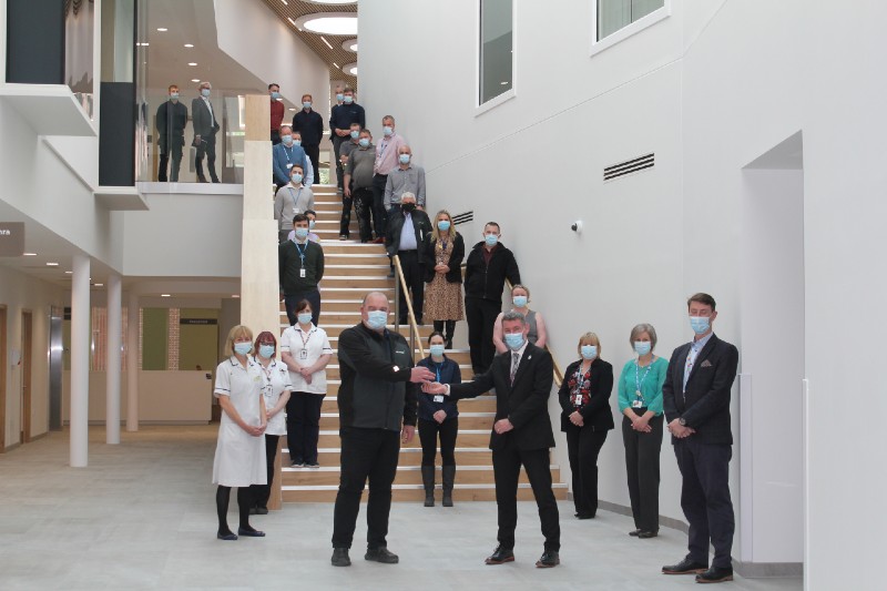 The Northern Centre for Cancer Care, North Cumbria is entering the final stages as the keys to the building have been officially handed over ahead of welcoming patients this summer <a href="/NewcastleHosps/">Newcastle Hospitals</a> 🏥

Read more: ncic.nhs.uk/news/building-…