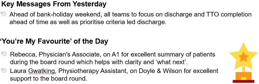 Nice to recognise two colleagues who show great teamwork and service to others. Thank you. 👍