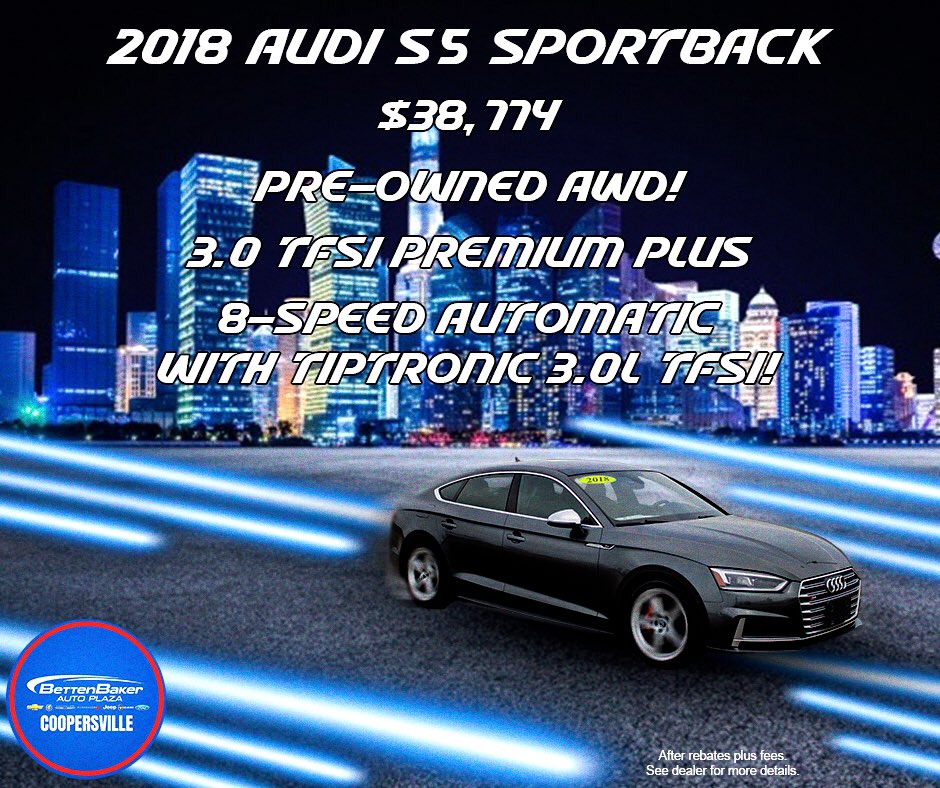 I experimented with the glowing lights to get it a little something extra! 

#graphicdesign #cargraphic #cardesign #marketingcampaign #audi #audis5 #s5sportback #lights #glowinglights #preowned #bettenbaker #coopersville