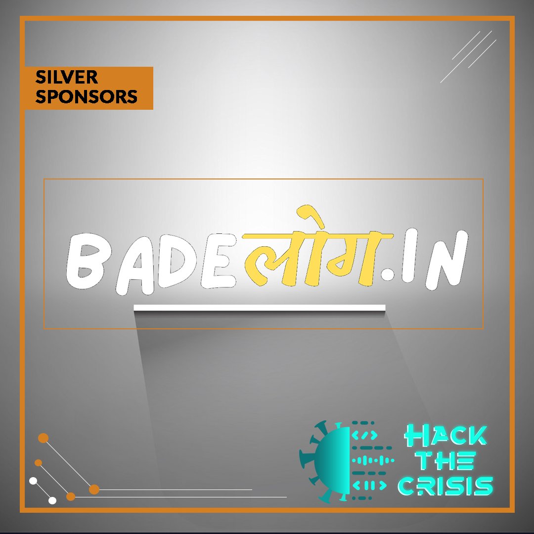 HackTheCrisis1's tweet photo. A big thanks to all our sponsors for supporting us and making our event 'Hack The Crisis' a reality. It is only through your support that our ideas could see the light of the day.
#hackthecrisis #hackathon #sponsors #covid19 #hackathon2021 https://t.co/PCqu4dDKks