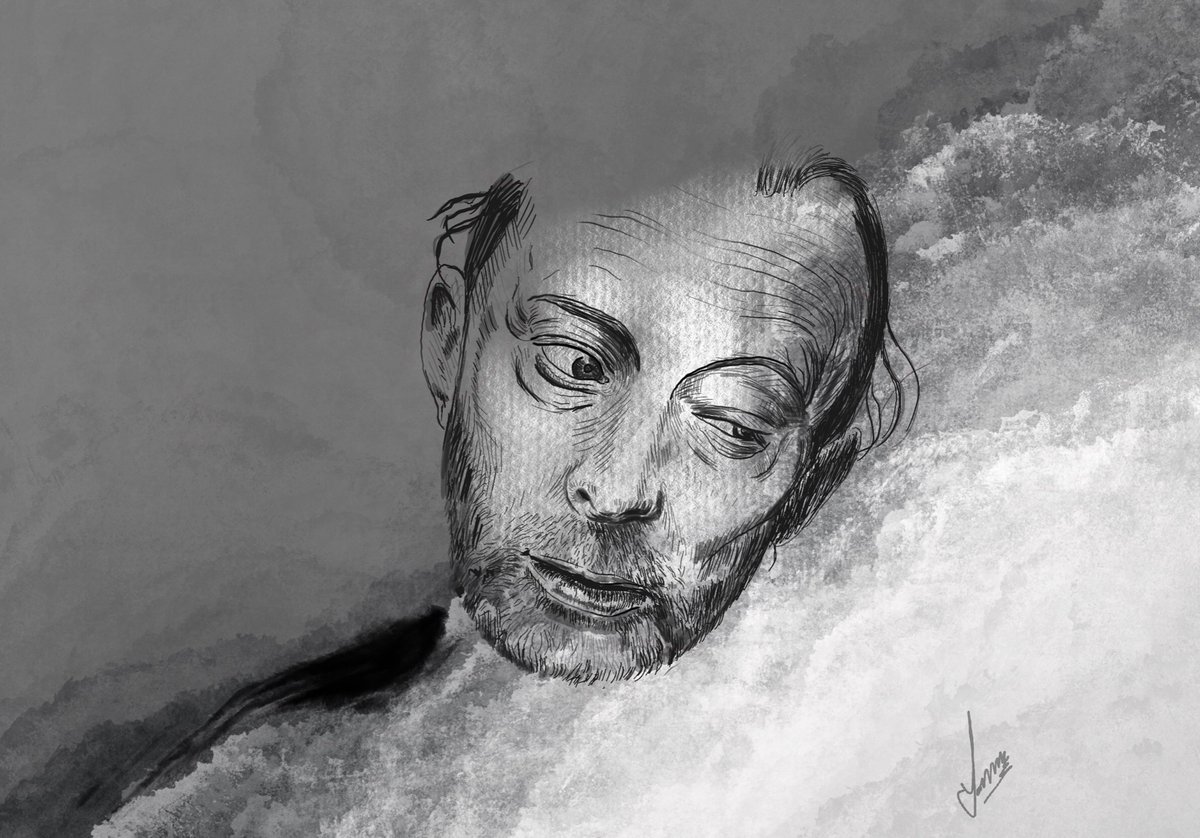 #artwork #thomyorke #Radiohead #painting