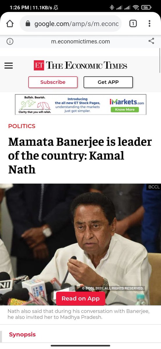 BilalShabbu's tweet photo. .@MamataOfficial is leader of the Country : Kamal Nath 

What Bengal thinks today India thinks tomorrow.

#IndiaWantsMamataDi 
#IndiaWantsMamataDi 

@AITCofficial https://t.co/MglblxFfXt