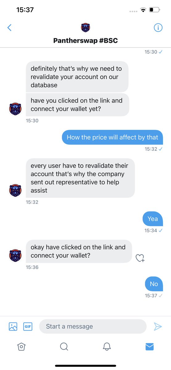 ArmyStorks's tweet photo. @PantherSwap  ALERT !! They are scamming people in the name of panther swap. Dont connect your wallet on their link. They have made a clown page as https://t.co/GJvNhljoOo .. all your wallet will be hacked. I hope no one has done it so far. @PantherSwap  . TAKE NOTICE !!! https://t.co/vmoLbXqSWM
