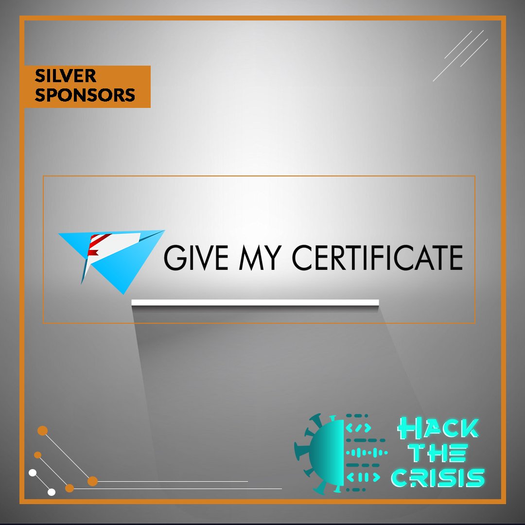 HackTheCrisis1's tweet photo. A big thanks to all our sponsors for supporting us and making our event 'Hack The Crisis' a reality. It is only through your support that our ideas could see the light of the day.
#hackthecrisis #hackathon #sponsors #covid19 #hackathon2021 https://t.co/hGdOTKFveF