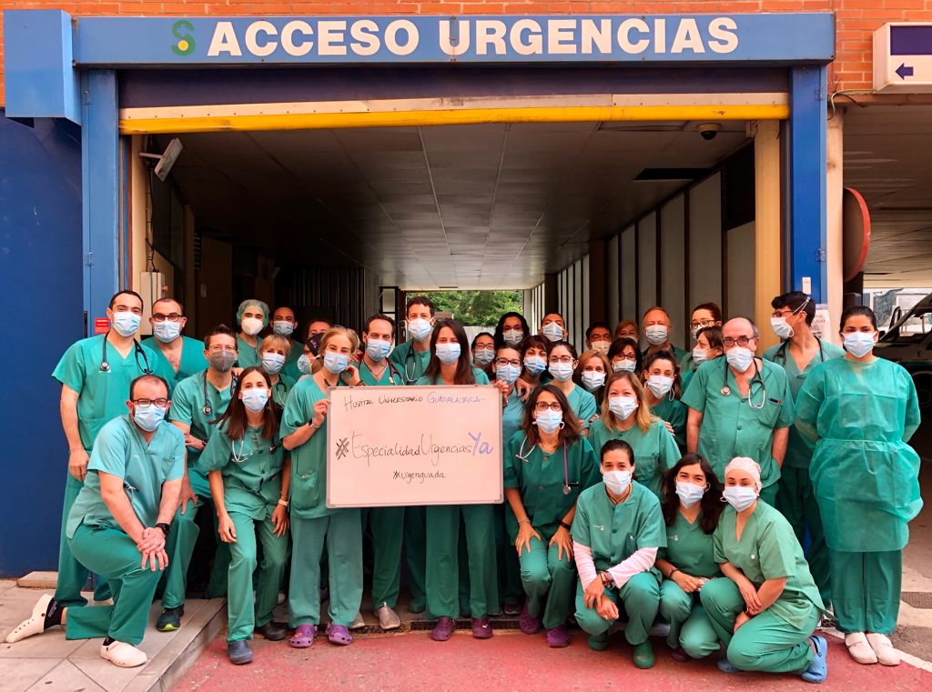 elmarchantes's tweet photo. Servicio de Urgencias HOSPITAL UNIVERSITARIO DE GUADALAJARA (GUADALAJARA,  CASTILLA LA MANCHA) #EspecialidadUrgenciasYA @SEMES_ @ticoblanco1 @CarolinaDarias @sanidadgob @SEMESCLM https://t.co/GYuXfWaSAO