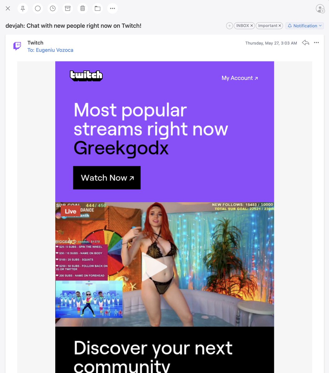 What is this newsletter? @twitch